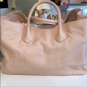 Mark and Graham Elizabetta handbag blush pink